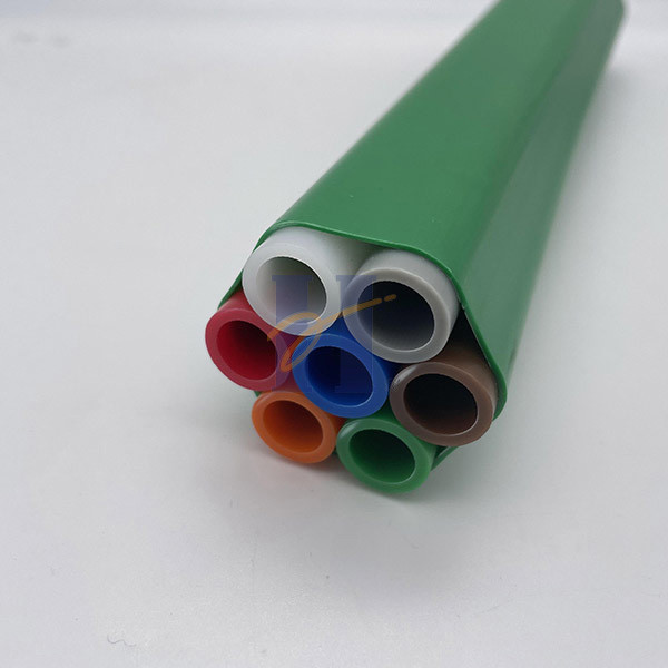Quality 7 Ways 12/10mm HDPE Air Blown Fiber Microduct For Fiber Optic Cable Installation for sale