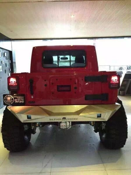 jeep wrangler jk aggressive rear bumper