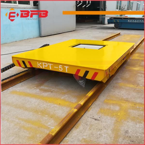 Quality Heat Resist Electric Material Handling Cart , Flat Load Transfer Trolley for sale