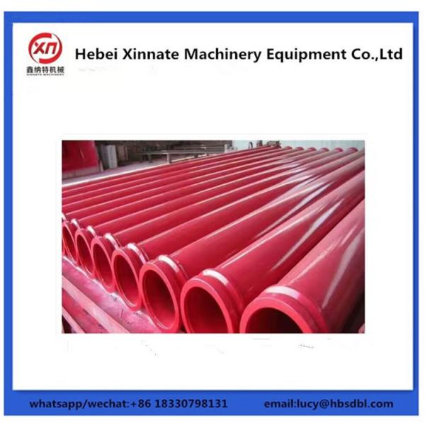 Quality 5.0mm Wear Resistant Double Layer Pipe For Concrete Pump DN125 133mm for sale