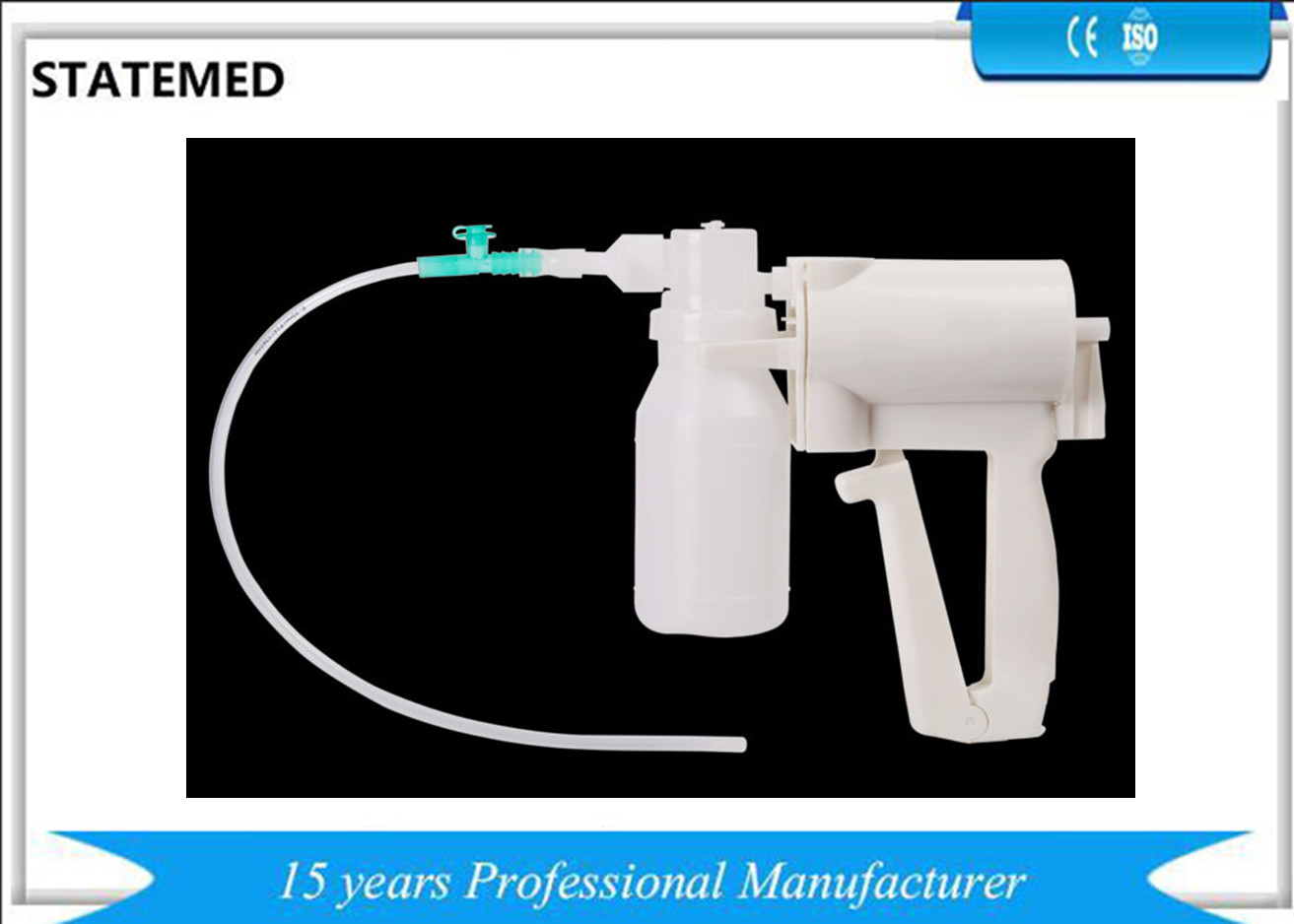 China White - Grey Manual Suction Machine For Mucus Abs Pvc Material Ce Approved factory