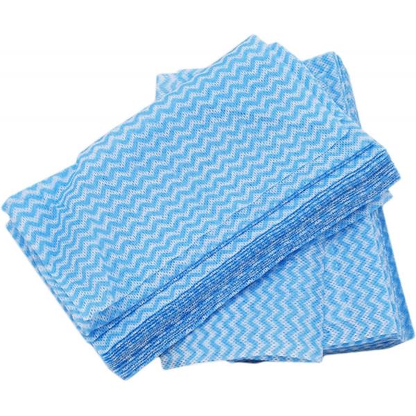 Quality Interfolded Nonwoven Cleaning Cloth , Practical Non Woven Reusable Kitchen Towels for sale