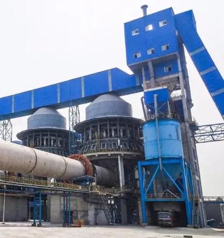 China Active Lime Rotary Kiln Metallurgy Machine With 1350/1250 ℃ Burning Temperature factory