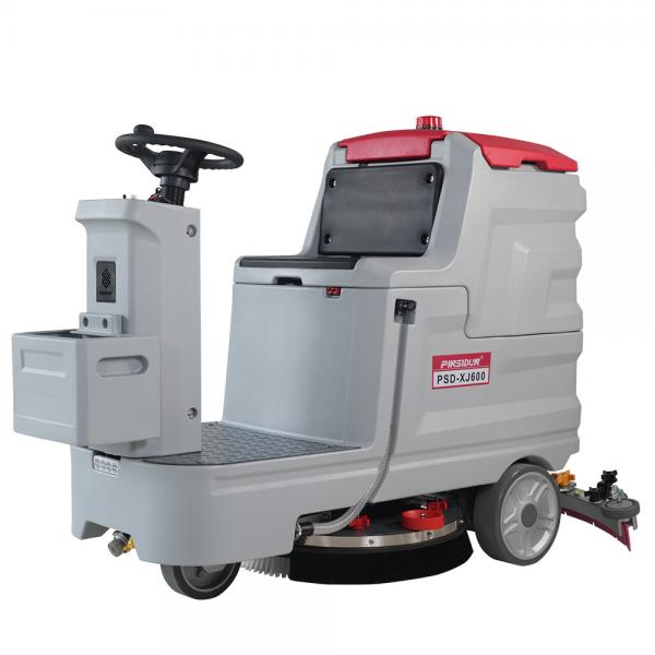 Quality Electric Ride On Scrubber Machine Warehouse Floor Cleaner Dryer For Supermarket for sale