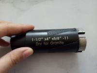 China SGS OD 35mm Dry Diamond Core Drill Bits With Brazing Rods For Granite factory