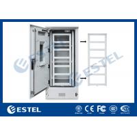 China Double Wall Three Shelves Telecom Outdoor Cabinet Sunproof ISO9001 CE Certification for sale