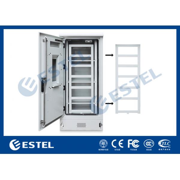 Quality Double Wall Three Shelves Telecom Outdoor Cabinet Sunproof ISO9001 CE Certification for sale