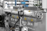 China High Speed Screw Extruder Machine , Automatic Extruder Plastic Machine factory