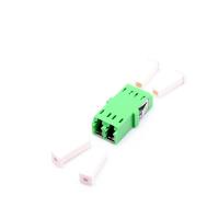 Quality SM/MM/OM3/OM4 Lc Apc Duplex Adapter , Fiber Optic Cable Adapter With Internal for sale