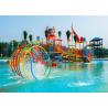 China Children Water Pool Playground Equipment For Splash Park Anti - UV factory
