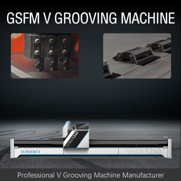 Quality CE Automatic V Grooving Machine For Stainless Steel 1225 V Groove Cutting for sale