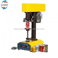China Manual Beer Can Sealing Machine Semi Automatic For Can Lid Closing for sale