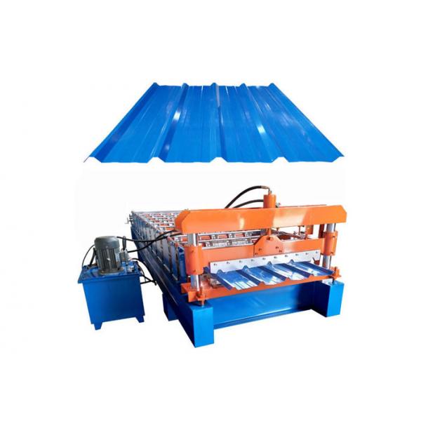 Quality Building Material Roofing Sheet Roll Forming Machine With 10-15 Rows Roller for sale
