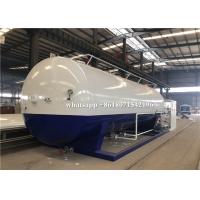 Quality 40000L Mobile LPG Bulk Storage Tank Custom Logo And Color With 2 Filling Scales for sale
