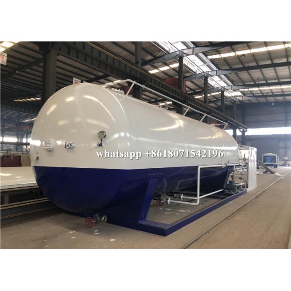 Quality 40000L Mobile LPG Bulk Storage Tank Custom Logo And Color With 2 Filling Scales for sale