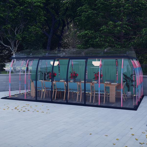 Quality Aluminium Frame 10x10 Bubble Tent House ROSH Transparent Dome House for sale