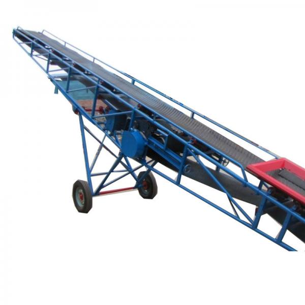 Quality Blue Mining Belt Conveyor Small Stainless Steel Portable Incline Conveyor for sale