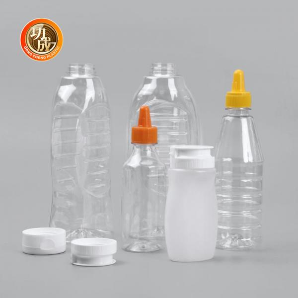 Quality Flip Cap Plastic Squeeze Sauce Bottle 230ml 250ml 500ml 1000ml For Tomato for sale