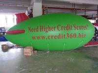 China Giant flying inflatable blimp / flying advertising PVC inflatable blimp with logo factory