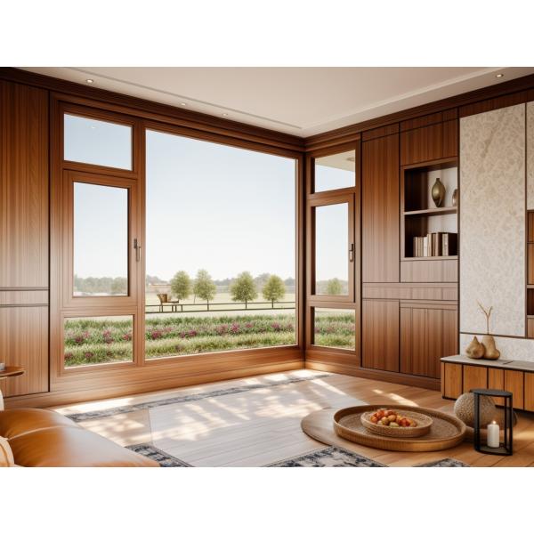 Quality Home Aluminium Casement Windows Horizontal Opening With Lock for sale