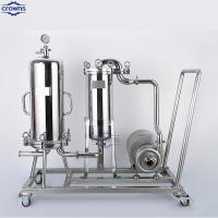 China Factory Supply Stainless Steel Multi Cartridge Filter Housing Industrial Plum Rice Milk Wine Filtration Equipment factory
