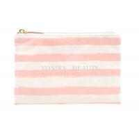 China Stripe Pencil Case Pouch Purse Cosmetic Makeup Bag Storage Student Stationery Zipper Wallet factory