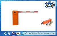 China Electric Vehicle LED Light Rubber Automatic Parking Lot Barrier Gates With Arm Auto Reverse factory