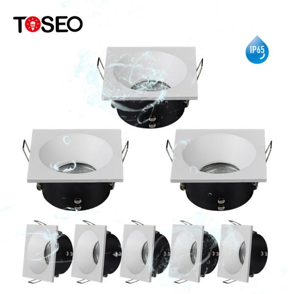 Quality Die Cast Recessed Gu10 Downlight Fitting Spotlight Housing Frames Recessed Water Proof for sale