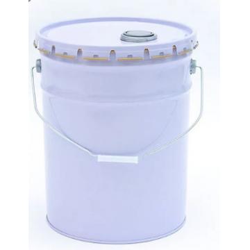 Quality Steel 5 Gallon Metal Paint Bucket Rust Resistant With Spouted Lug Cover for sale