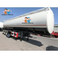 China I Beam Triaxles Diesel 45m3 Liquid Tanker Trailer With Cat Walk factory