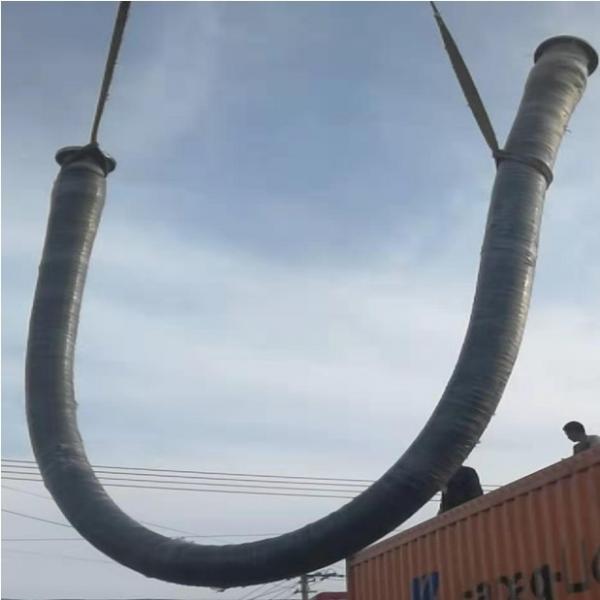 Quality Heavy Duty Big Size Flexible Marine Rubber Hose For Crude Oil Cargo for sale