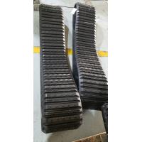 China Black Agricultural Rubber Track 380×102×42 , Rubber Track System For Asv / PT factory