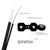 Quality 2 Core G657A1 Fiber GJYXCH GJYXFCH FTTH Drop Cable Outdoor for sale