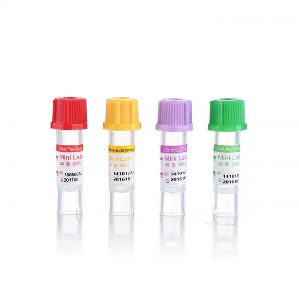 Quality Micro Disposable Vacuum Blood Collection Tubes PP blood collection tubes for cell detection for sale