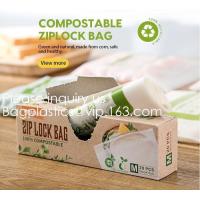 China Biodegradable compostable Double Zipper Bag Ldpe Cartoon Zip lockk Bag With Logo, Shoes & clothing, APPAREL factory