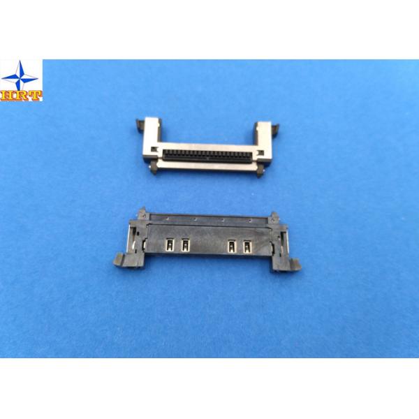 Quality Single Row Wire To Board Connector, 0.5 Mm Pitch LVDS Connector With Stainessless Shell for sale