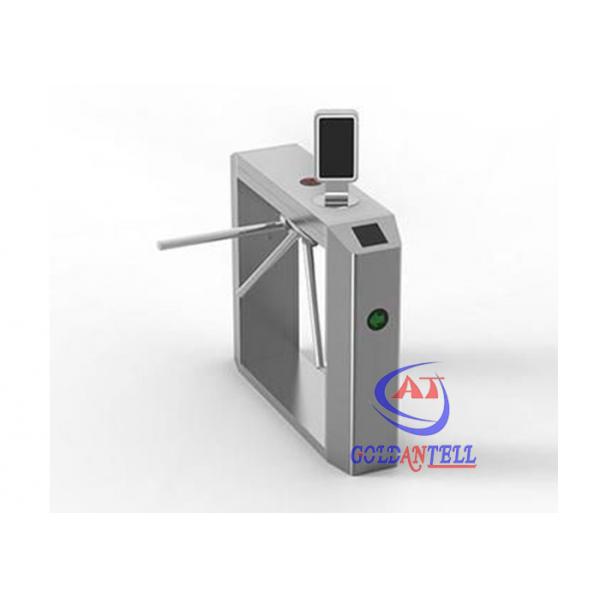Quality Tripod Facial Recognition Turnstile Automatic Entrance Security RFID Counter Gate for sale