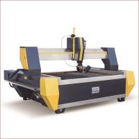 China 5 Axis Gantry Waterjet Tile Cutter Metal Stone Glass Aluminum Cutting Machine 37kw factory