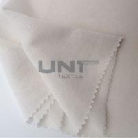 China PA / PES Coating Fusible Interfacing 100% Polyester Double Dot Woven For Women And Men Suits factory