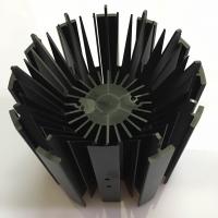 China LED Module Street Light Aluminium Heat Sink Profiles With Black Anodizing factory