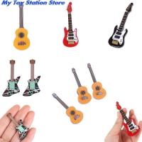China 1:12 Dollhouse Miniature Music Electric Guitar For Kids Musical Toy House Decor factory