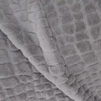 Quality 100% Polyester Faux Fur Fabric Fleece 340 Gsm In Plain Color Sheared Rabbit for sale