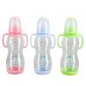 China Fall Resistant Safe Newborn Feeding Bottles Perforation Shape With Handle factory