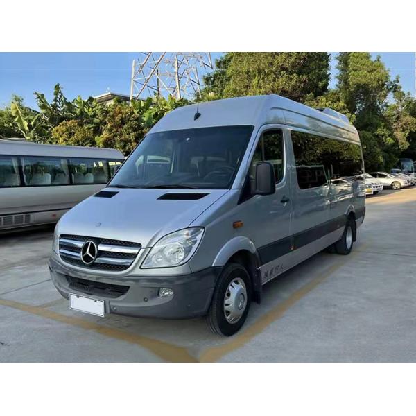 Quality Manual Second Hand Mini Buses , Benz 17 seats Used Passenger Van for sale