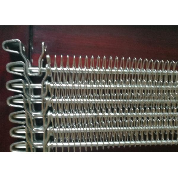 Quality Food Grade Spiral Mesh Conveyor Chain , SS Conveyor Belt For Vegetable Blanching for sale