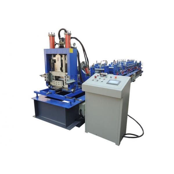 Quality Hydraulic Drive Automatic Roll Forming Machine , C Purlin Machine Shaft Diameter 80mm for sale
