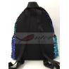 China Women Polyester Laptop Bag Dazzling Sequin Backpack With Sequin Material factory