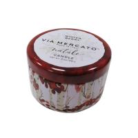 China 3oz Decorative Candle Wax Tin Can With Double Plug Lid factory