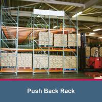 China Push Back Pallet Racking High Density Warehouse Storage Racking Push Back Rack factory