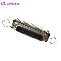 Quality 14 24 36 50 Pin Centronic PCB Right Angle Female Receptacle Connector with Bail for sale